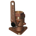 GROCO 1-1/2" Bronze Flanged Full Flow Seacock — marine fittings