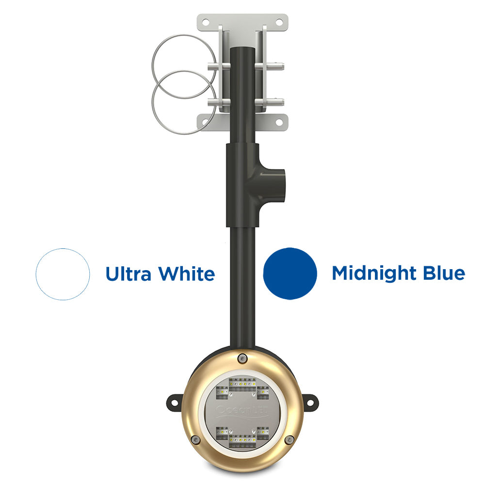 OceanLED Sport S3124d Dock Light Dual Color - Blue/White — marine underwater lighting