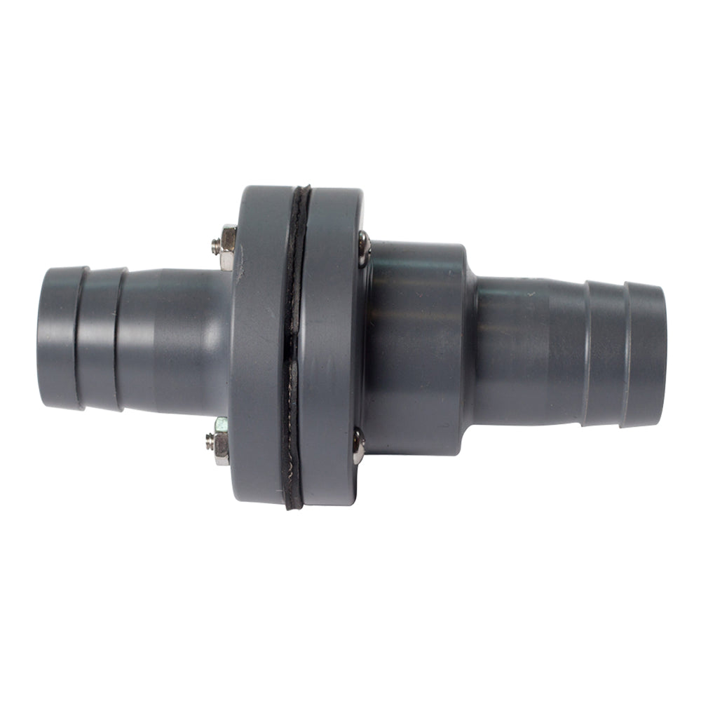 FATSAC 1-1/8" Barbed In-Line Check Valve w/O-Rings f/Auto Ballast System — marine watersports