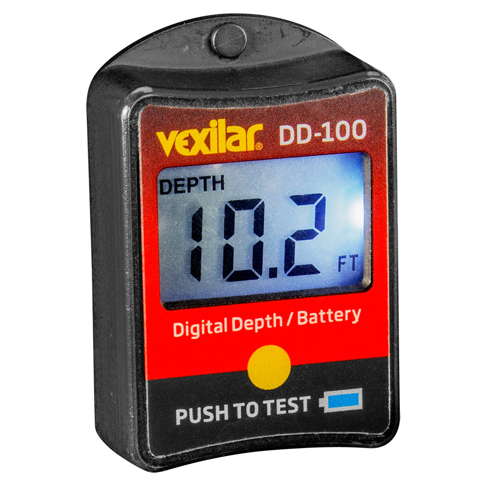Vexilar Digital Depth & Battery Gauge — marine meters & monitoring