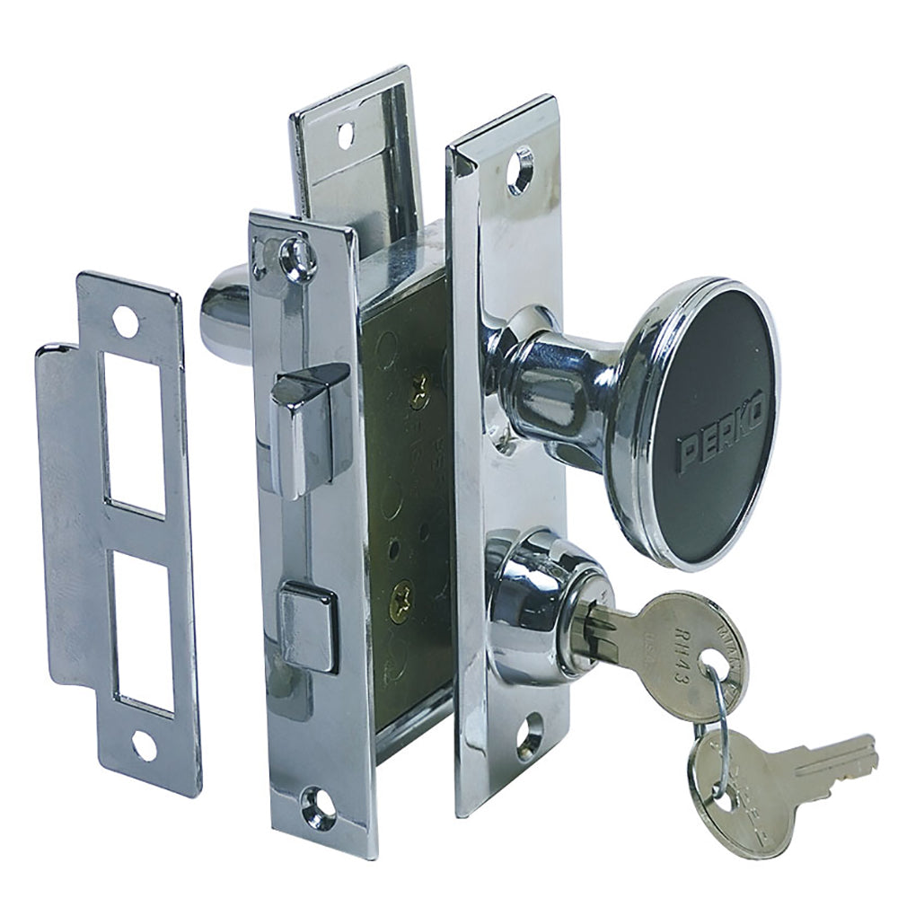 Perko Mortise Lock Set w/Bolt — marine latches