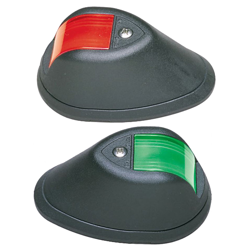 Perko Vertical Mount Side Lights - 12V - Black — marine navigation lights