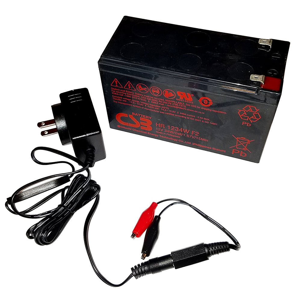 Humminbird 9Ah 12V AGM Battery Kit — marine accessories