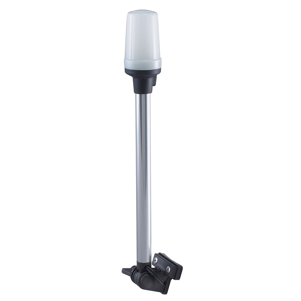 Perko Fold Down All-Round Pole Light - Horizontal Mount - White — marine navigation lights