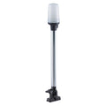 Perko Fold Down All-Round Pole Light - Vertical Mount - White — marine navigation lights