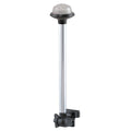 Perko Fold Down All-Round Frosted Globe Pole Light - Horizontal Mount - White — marine navigation lights