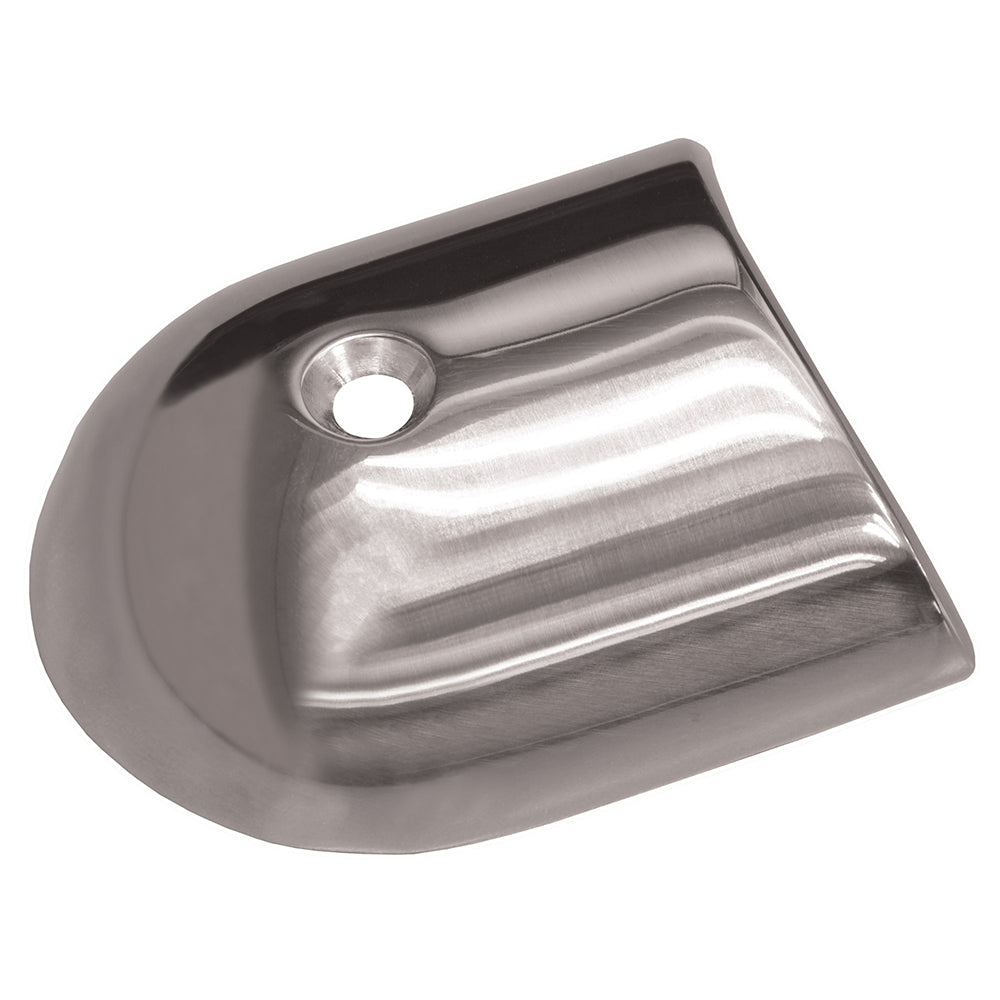 TACO Marine TACO Polished Stainless Steel 2-19/64’’ Rub Rail End Cap — marine rub rail