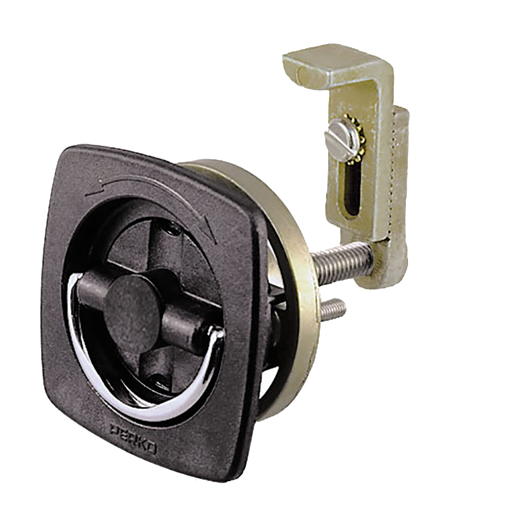 Perko Flush Latch - Non-Locking - 2.5" x 2.5" w/Offset Adjustable Cam Bar — marine latches