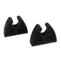 Perko Pole Storage Clips - Black - Pair — marine hooks & clamps
