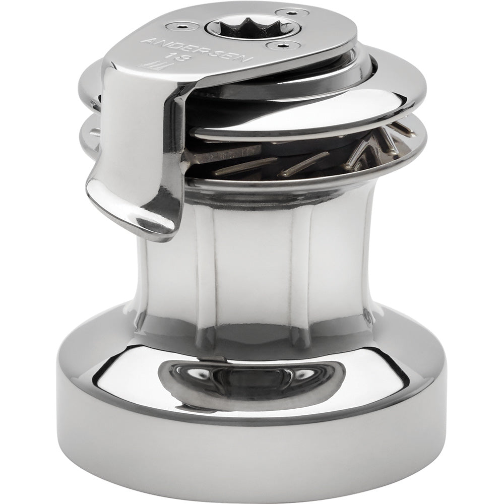 ANDERSEN 18 ST FS Self-Tailing Manual Single Speed Winch - Full Stainless — marine winches