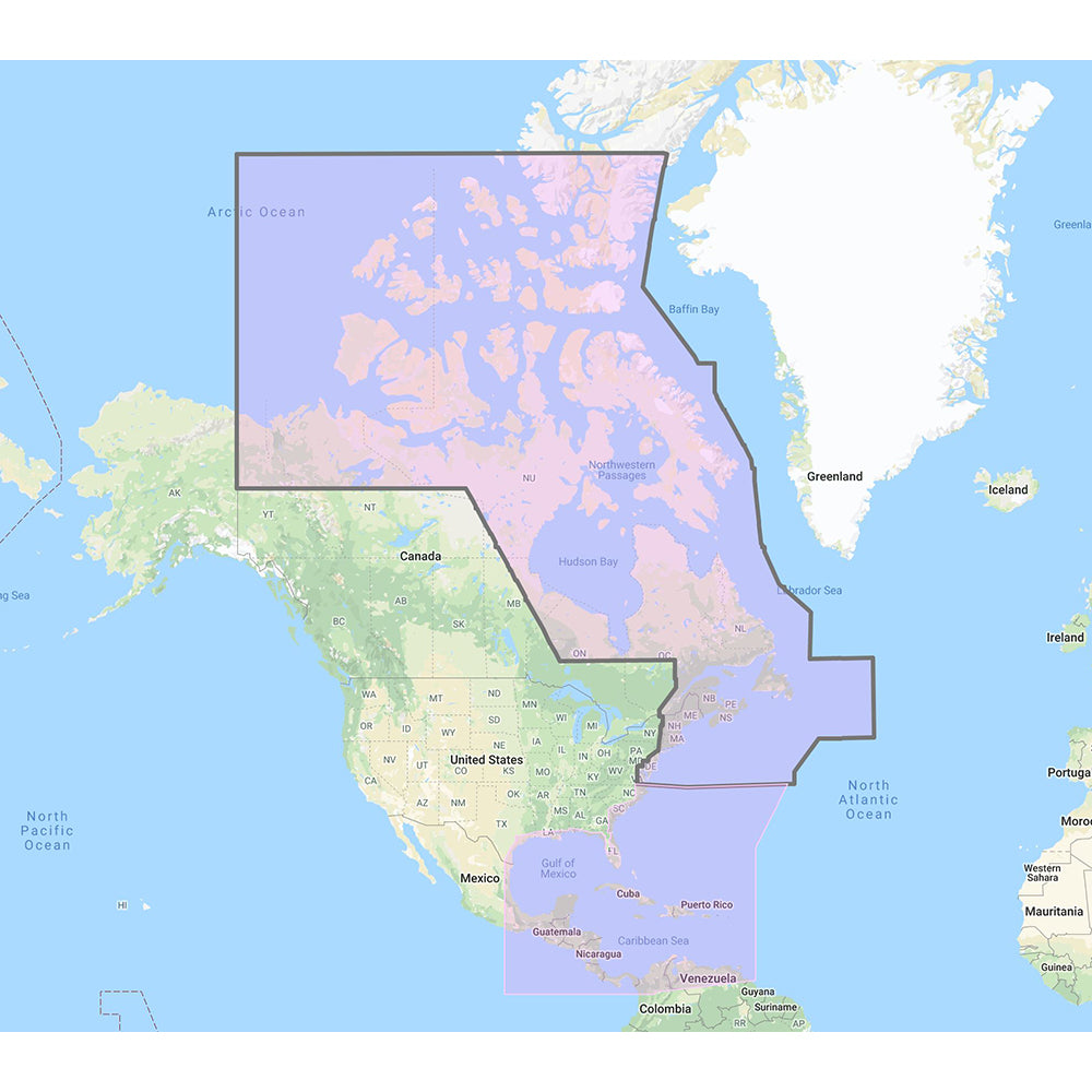 Furuno US & Canada Atlantic Coast, Gulf of Mexico, Caribbean Bahamas and central America Vector Charts - Unlock Code — marine marine equipment