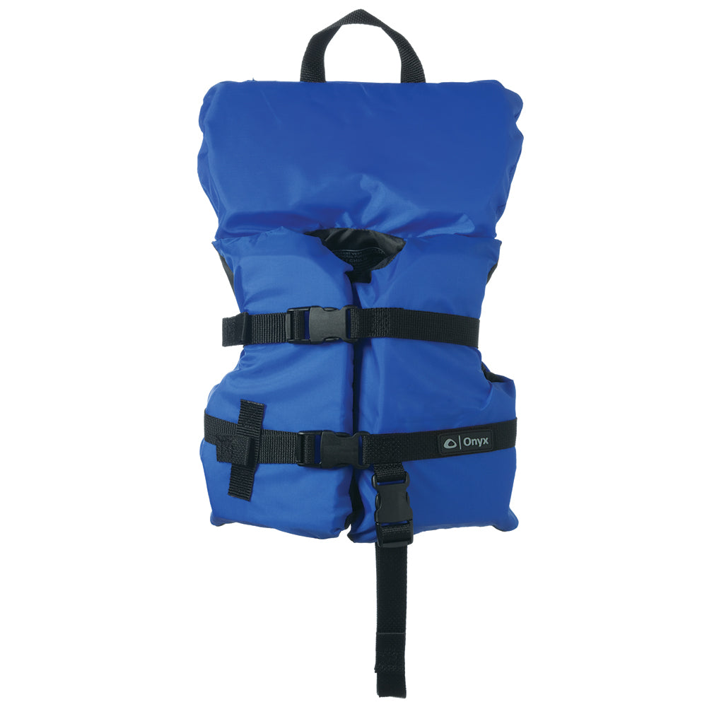 Onyx Outdoor Onyx Nylon General Purpose Life Jacket - Infant/Child Under 50lbs - Blue — marine personal flotation devices