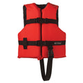 Onyx Outdoor Onyx Nylon General Purpose Life Jacket - Child 30-50lbs - Red — marine personal flotation devices