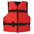 Onyx Outdoor Onyx Nylon General Purpose Life Jacket - Youth 50-90lbs - Red — marine personal flotation devices