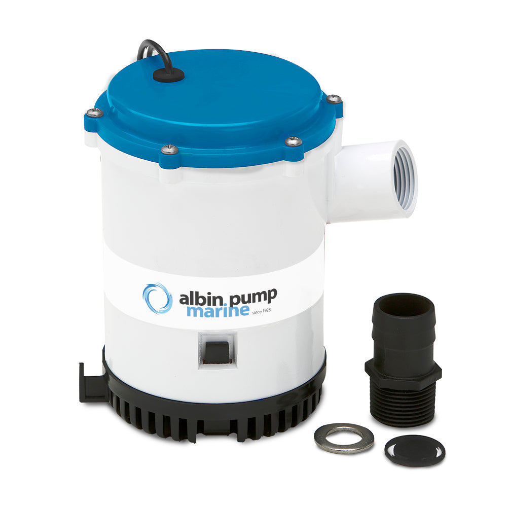 Albin Group Bilge Pump Heavy Duty 1750 GPH - 24V — marine bilge pumps