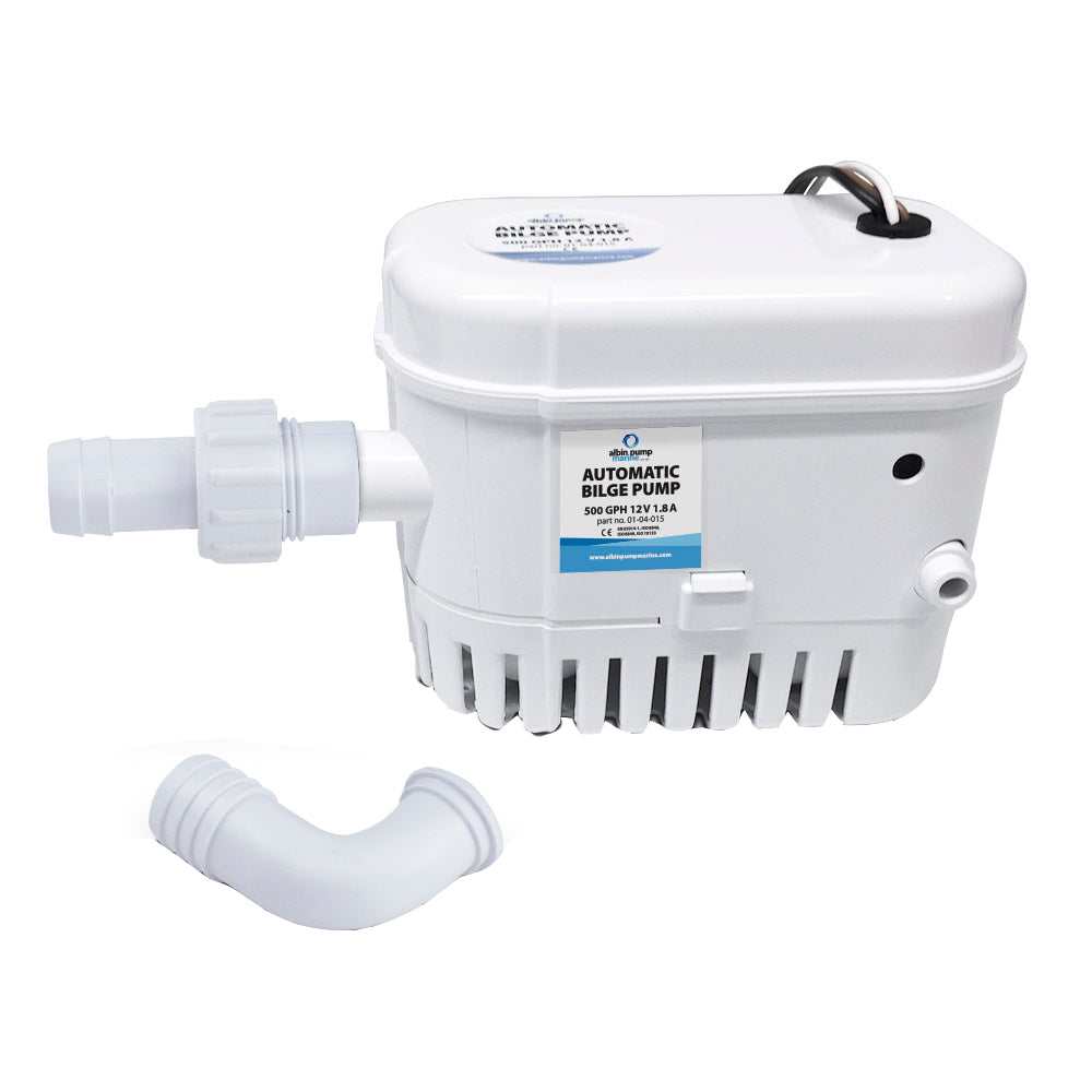Albin Group Automatic Bilge Pump 500 GPH - 12V — marine bilge pumps