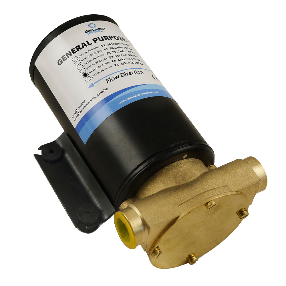 Albin Group Marine General Purpose Pump FIP F4 - 24V - 12 GPM — marine washdown / pressure pumps