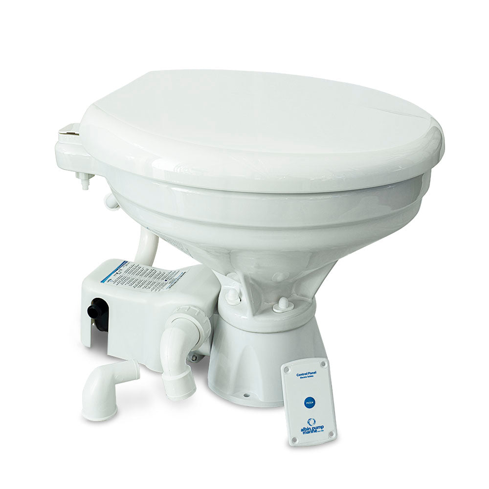 Albin Group Marine Toilet Standard Electric EVO Comfort - 12V — marine marine sanitation