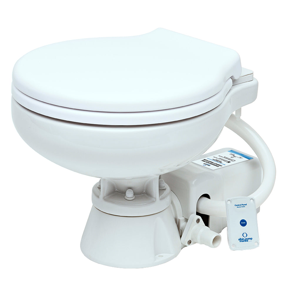 Albin Group Marine Toilet Standard Electric EVO Compact Low - 24V — marine marine sanitation