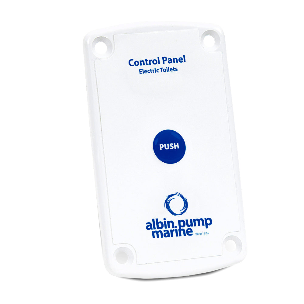 Albin Group Marine Control Panel Standard Electric Toilet — marine accessories