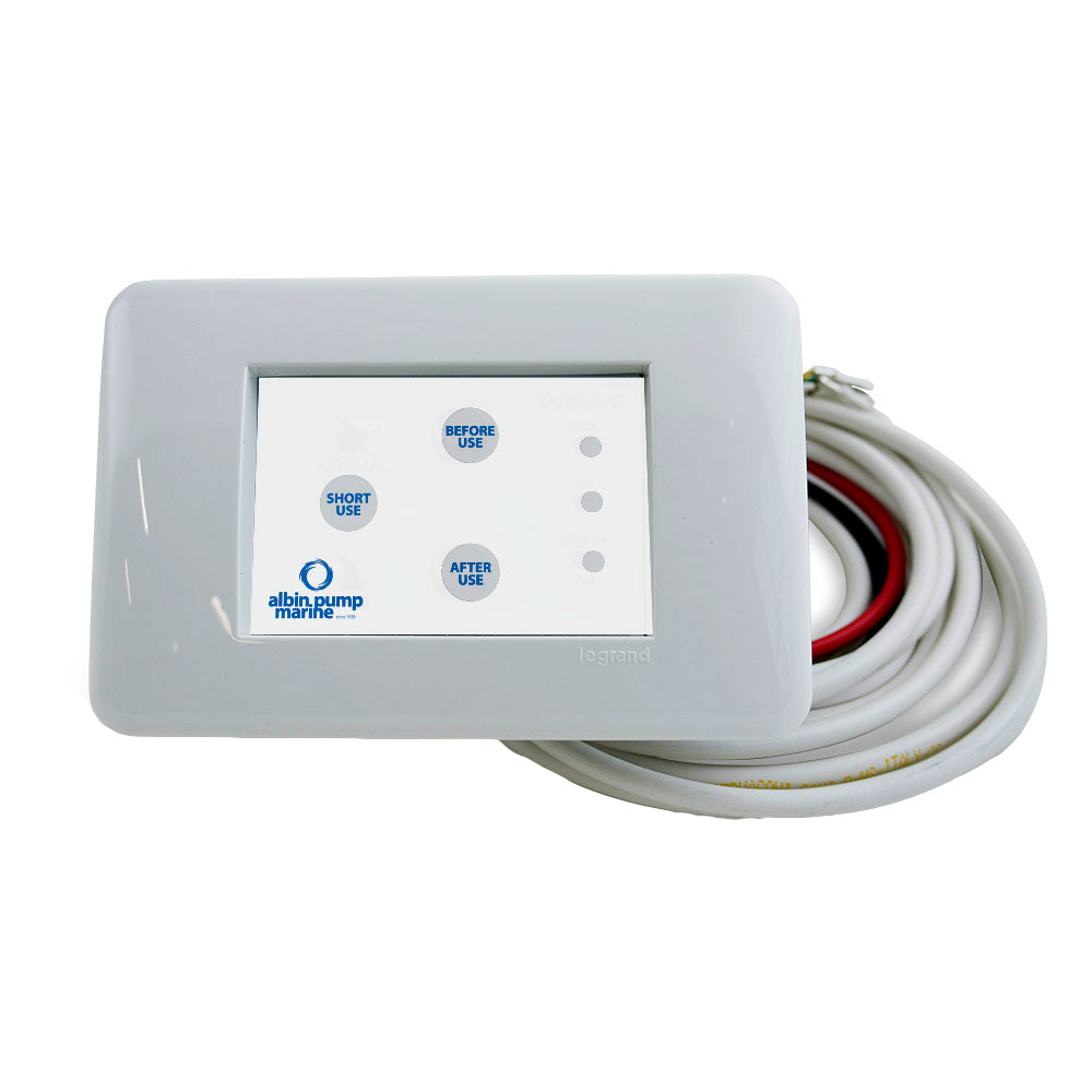 Albin Group Marine Digital Control Panel Silent Electric Toilet — marine accessories