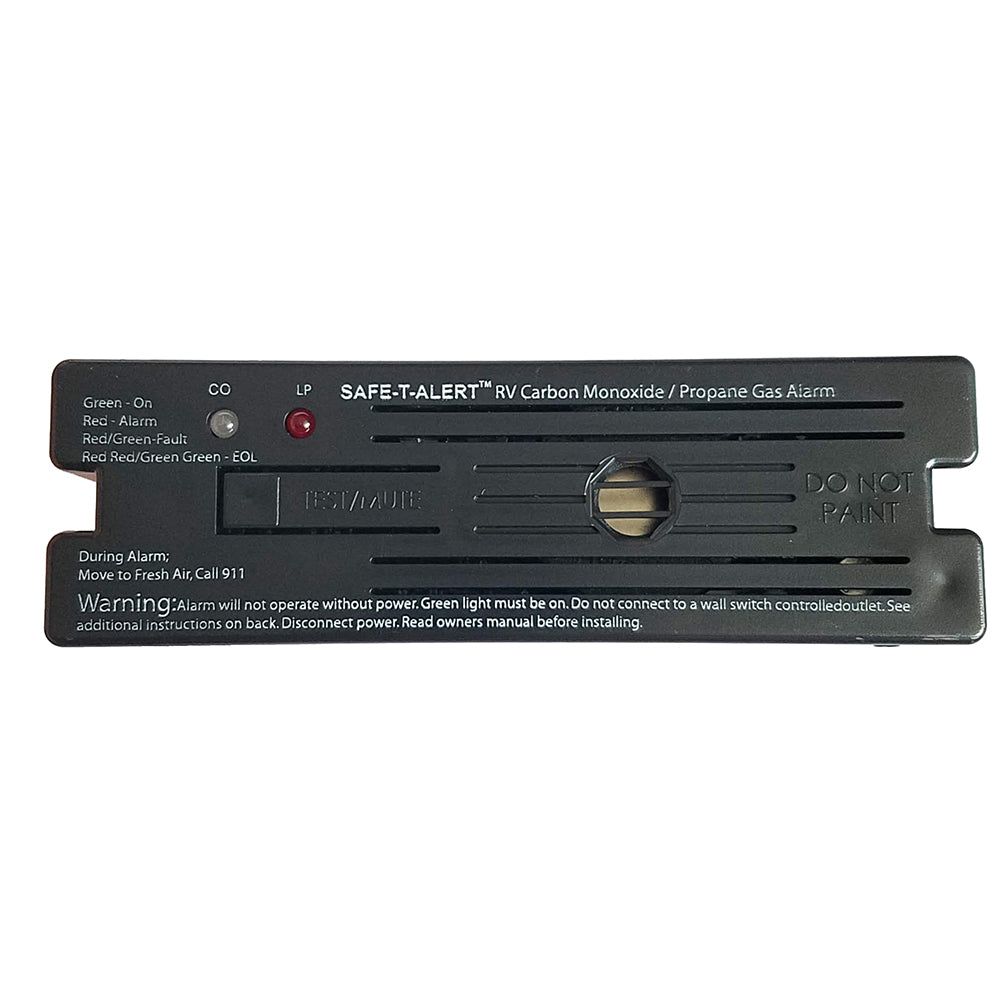 Safe-T-Alert Combo Carbon Monoxide Propane Alarm Surface Mount - Black — marine fume detectors