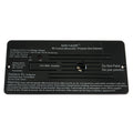 Safe-T-Alert Combo Carbon Monoxide Propane Alarms Flush Mount - Black — marine fume detectors