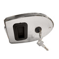 Southco Sliding Action Latch Weatherproof Lock Oval Stainless Steel — marine latches