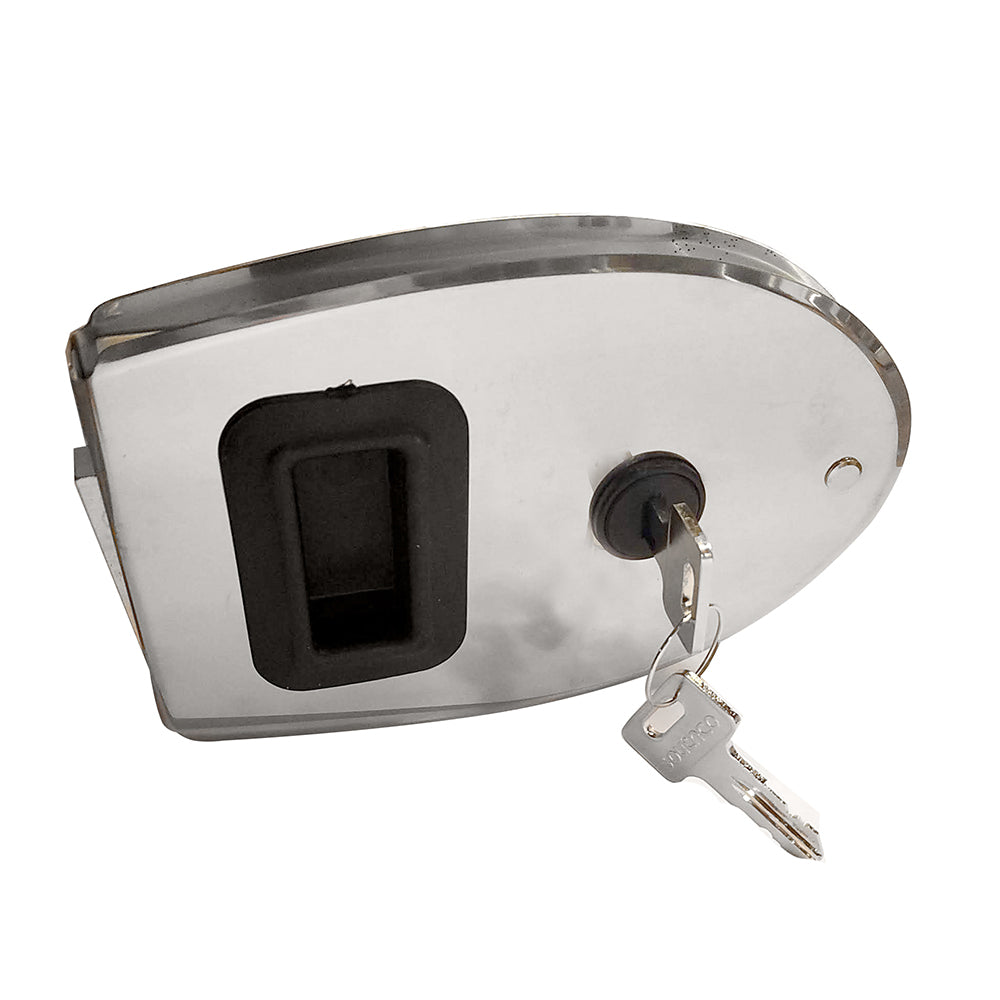 Southco Sliding Action Latch Weatherproof Lock Oval Stainless Steel — marine latches