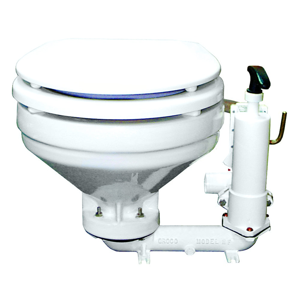 GROCO HF Series Hand Operated Marine Toilet — marine marine sanitation