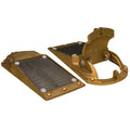 GROCO Perforated Hull Strainer w/Access Door 1-1/4" Max Thru-Hull — marine fittings