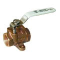 GROCO 3/4" NPT Bronze Inline Fuel Valve — marine fittings