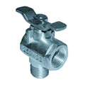 GROCO 1/2" NPT 90° Stainless Steel Fuel Valve — marine fittings