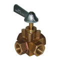 GROCO 1/2" 4-Port Tank Selector Valve — marine fittings