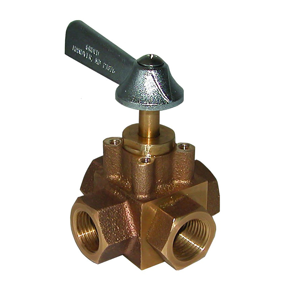 GROCO 1/2" 4-Port Tank Selector Valve — marine fittings