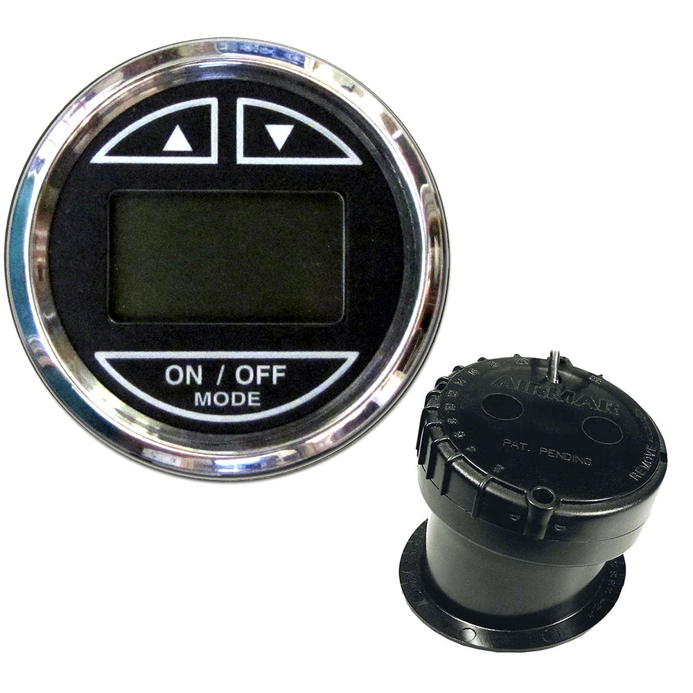 Faria Beede Instruments Faria Chesapeake Black 2" Depth Sounder w/In-Hull Transducer — marine gauges