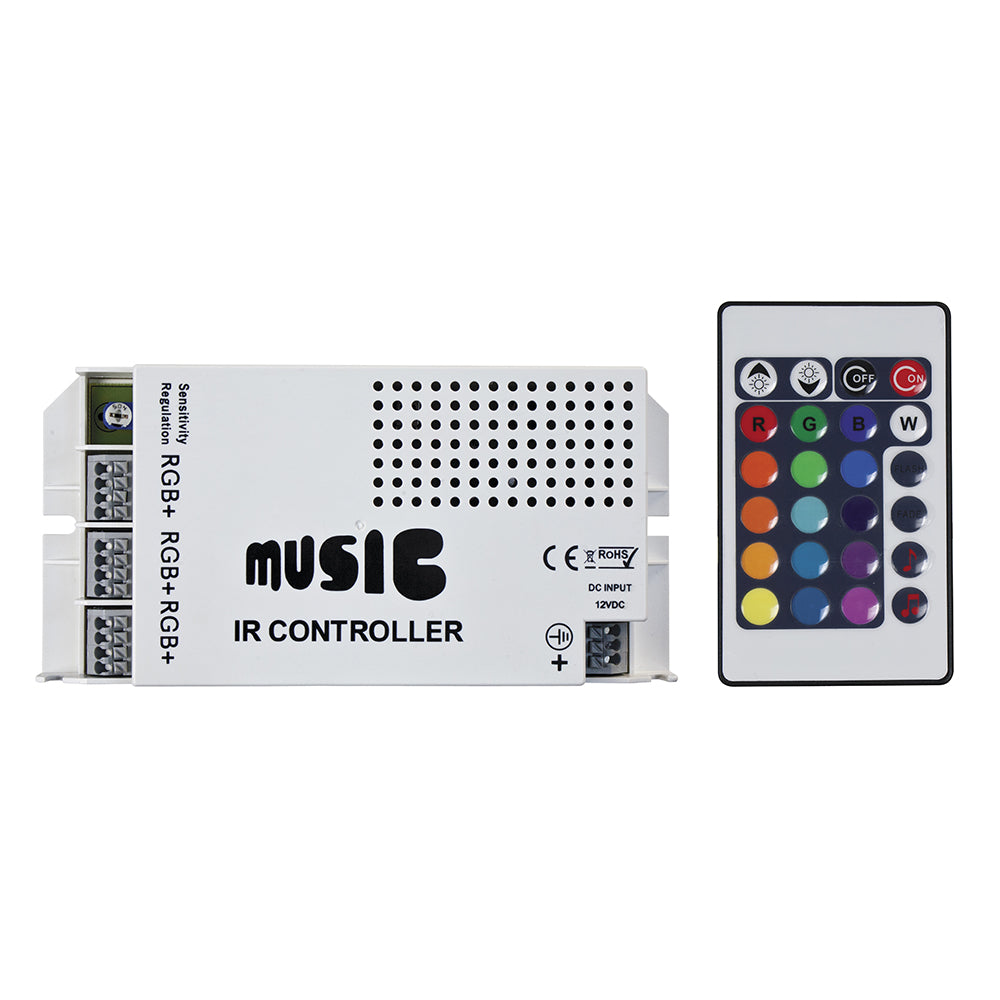 HEISE LED Lighting Systems HEISE Sound Activated RGB Controller w/IR Remote — marine accessories