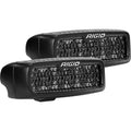 RIGID Industries SR-Q Series PRO Spot Diffused Midnight Surface Mount - Pair — marine flood/spreader lights
