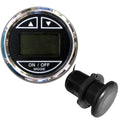 Faria Beede Instruments Faria Chesapeake Black 2" Depth Sounder w/Thru-Hull Transducer — marine gauges