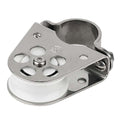 Schaefer Marine Schaefer Clamp-On Furling Line Stanchion Lead Block - 1" Ball Bearing — marine blocks