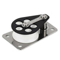 Schaefer Marine Schaefer Series 3 Flat Base/Alum Cheek/Delrin Sheave — marine blocks
