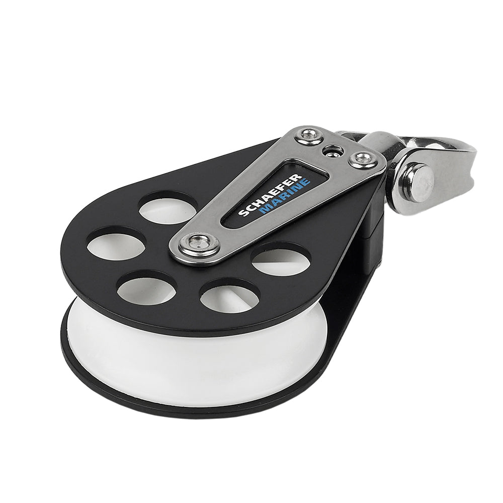 Schaefer Marine Schaefer Single Aluminum Block - 60mm Sheave — marine blocks