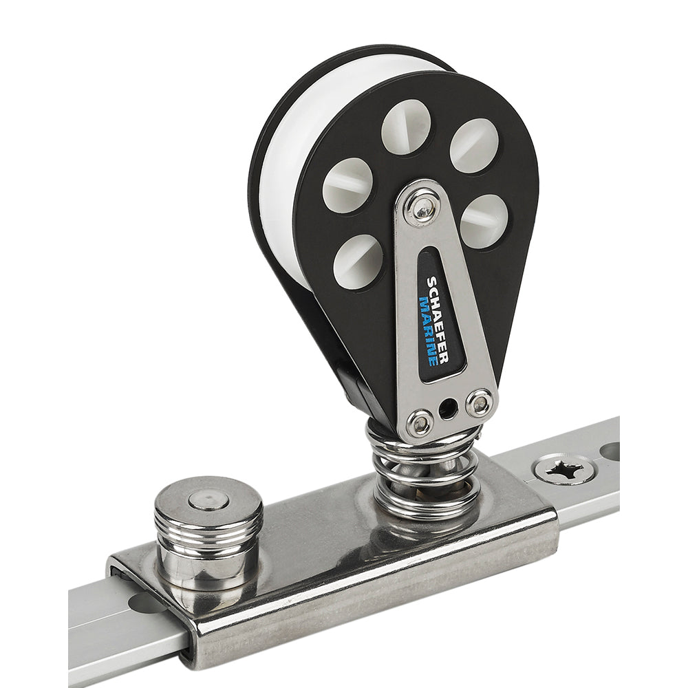 Schaefer Marine Schaefer Spring Loaded/Lined Slide/Aluminum f/1-1/4" T-Track — marine blocks