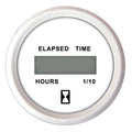 Faria Beede Instruments Faria Dress White 2" Hourmeter (Digital) — marine gauges