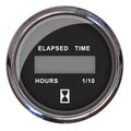 Faria Beede Instruments Faria Chesapeake Black 2" Hourmeter (Digital) — marine gauges