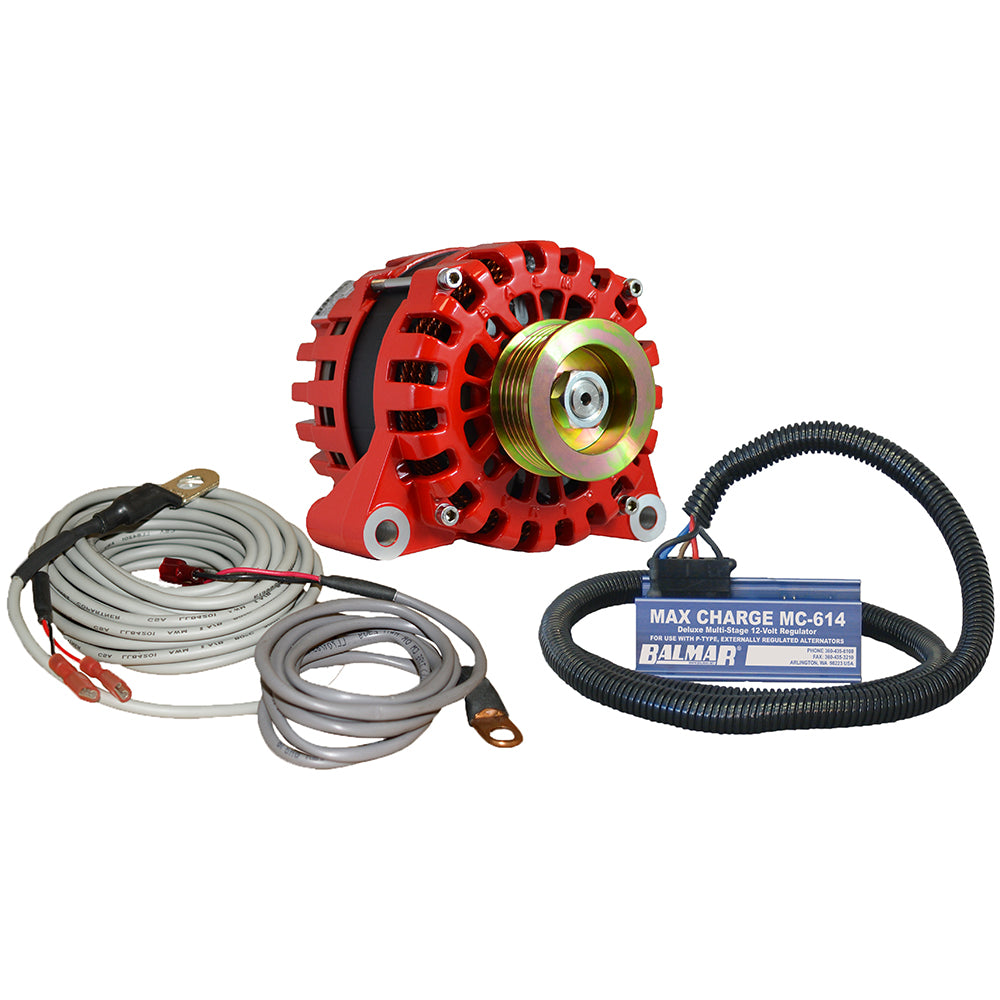 Balmar Alternator Vortec K6 Serpentine Pulley Regulator & Temp Sensor - 170A - 12V — marine alternators