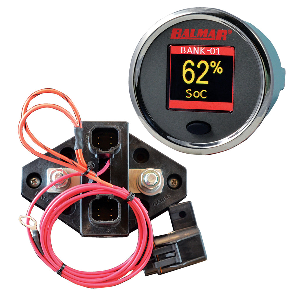 Balmar SG200 Battery Monitor Kit w/Display Shunt & 10M Cable - 12-48 VDC — marine meters & monitoring