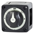 Blue Sea Systems Blue Sea 6008200 m-Series Selector 3 Position Battery Switch - Black — marine battery management