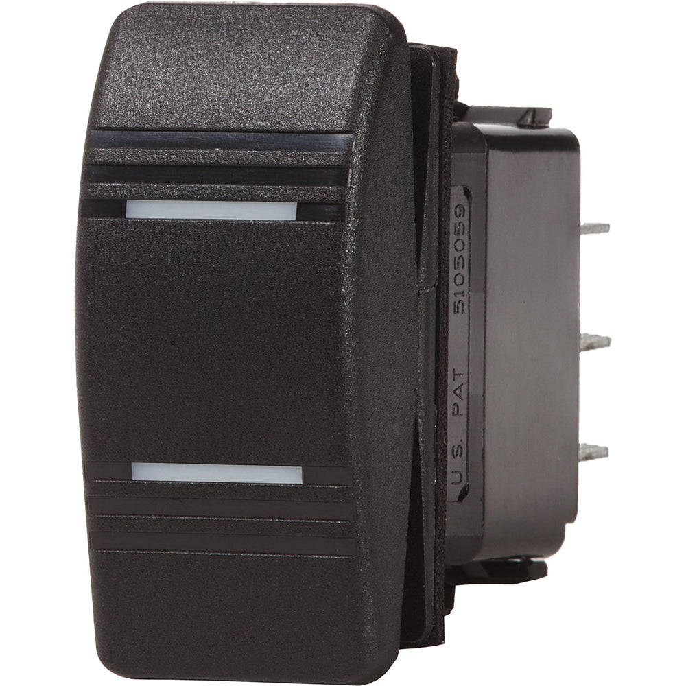 Blue Sea Systems Blue Sea Contura Switch DPDT Black - ON-ON — marine switches & accessories
