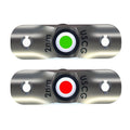 TACO Marine TACO Rub Rail Mounted LED Navigation Light Set - 2-1/2" — marine navigation lights